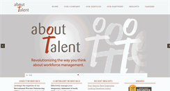 Desktop Screenshot of abouttalent.com